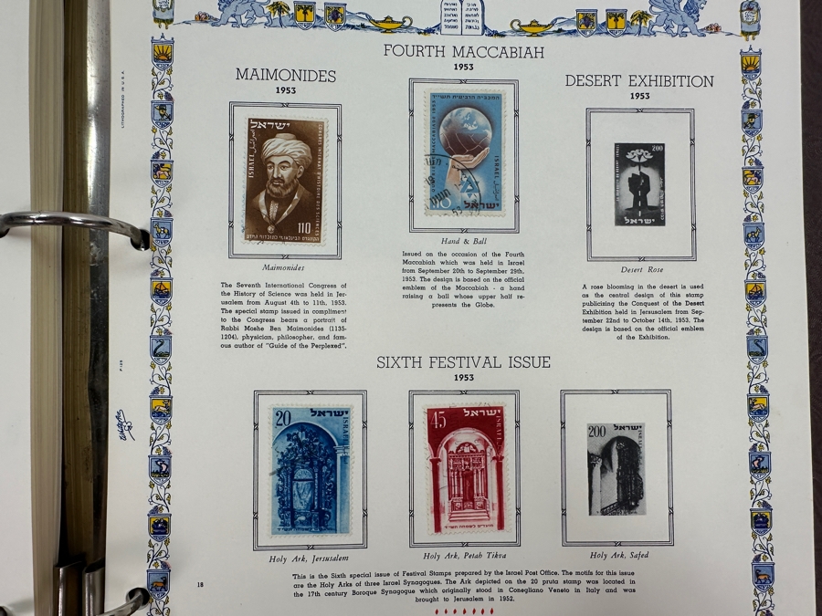 Just Added - Postage Stamps Of Israel With Mint Israel Postage Stamps - See Photos [Photo 27]