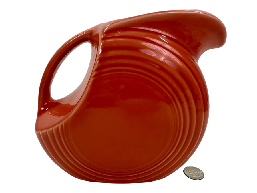 Just Added - Fiesta Fiestaware Orange Pitcher 7H