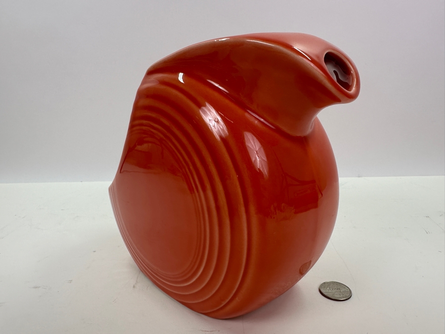 Just Added - Fiesta Fiestaware Orange Pitcher 7H [Photo 2]