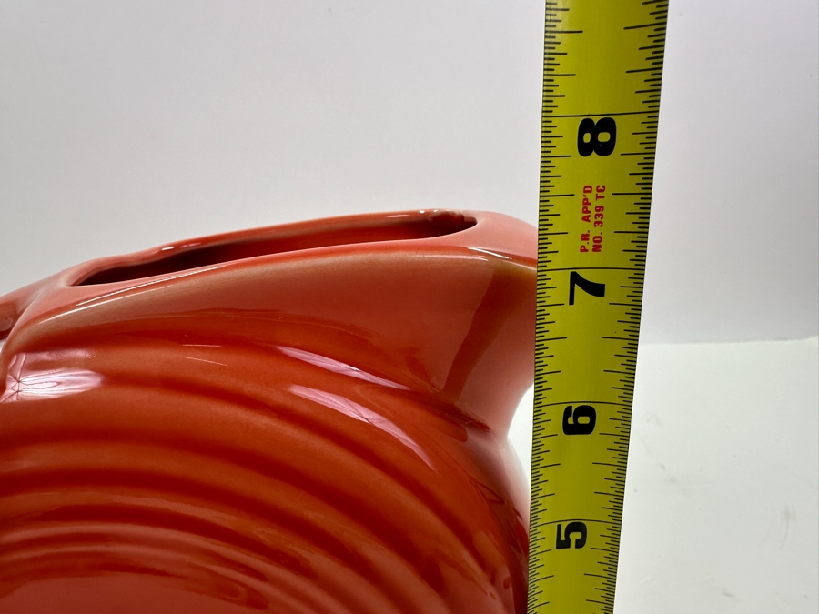 Just Added - Fiesta Fiestaware Orange Pitcher 7H [Photo 6]