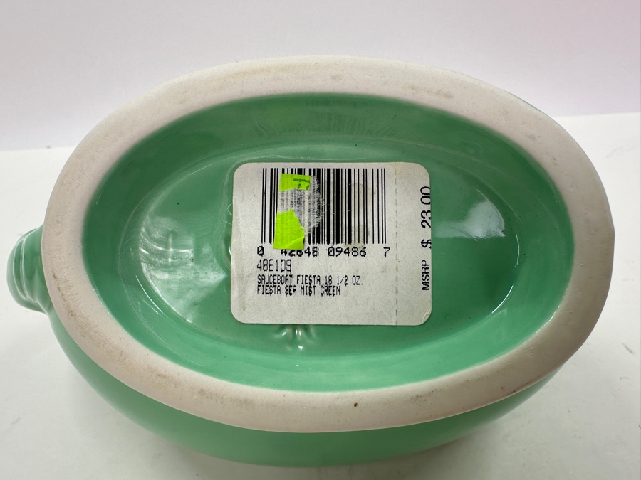 Just Added - Fiesta Fiestaware Sauceboat Sea Mist Green 18 1/2oz [Photo 4]