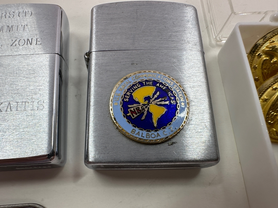 Just Added - Collection Of USN Navy Medals, Buttons, Lighters, Cufflinks - See Photos [Photo 29]