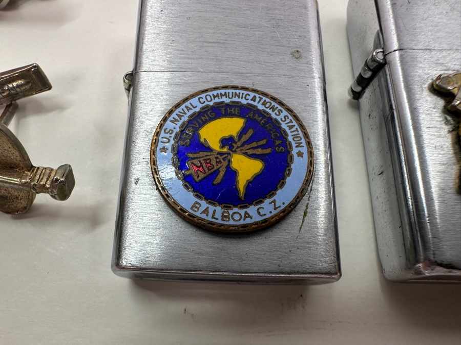 Just Added - Collection Of USN Navy Medals, Buttons, Lighters, Cufflinks - See Photos [Photo 25]