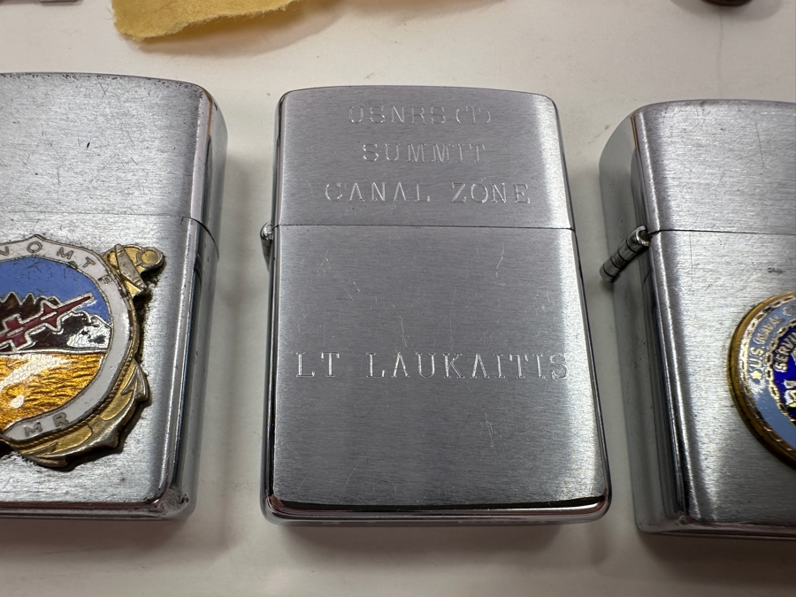 Just Added - Collection Of USN Navy Medals, Buttons, Lighters, Cufflinks - See Photos [Photo 27]