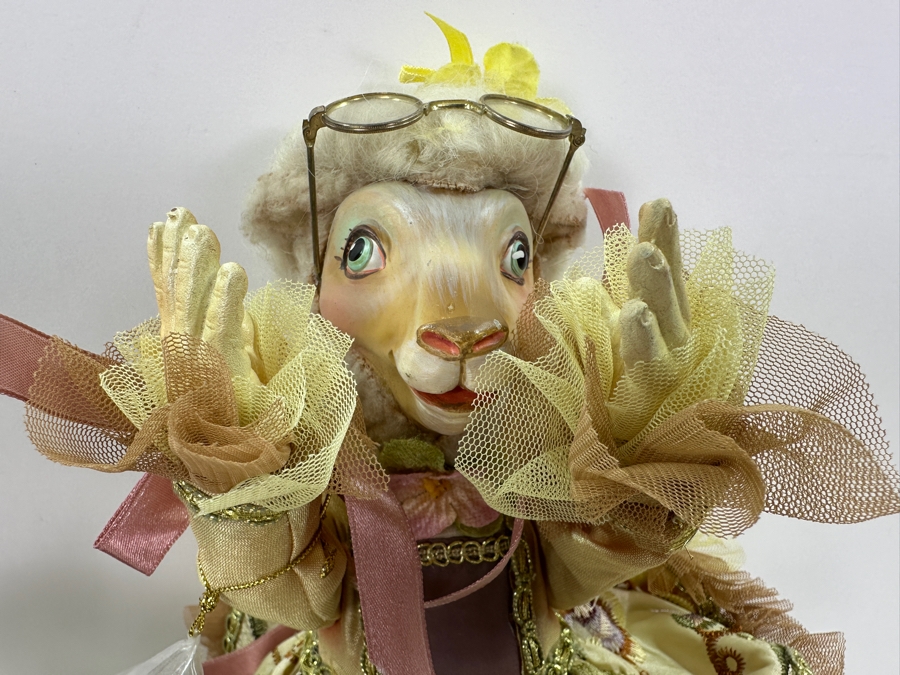 Just Added - Katherine Collection Dog With Basket 10H And Katherine Collection Mrs. Eleanor Ewe 15H [Photo 4]