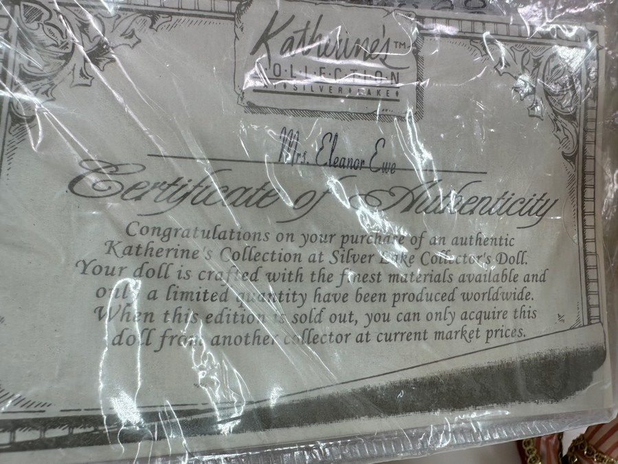 Just Added - Katherine Collection Dog With Basket 10H And Katherine Collection Mrs. Eleanor Ewe 15H [Photo 6]