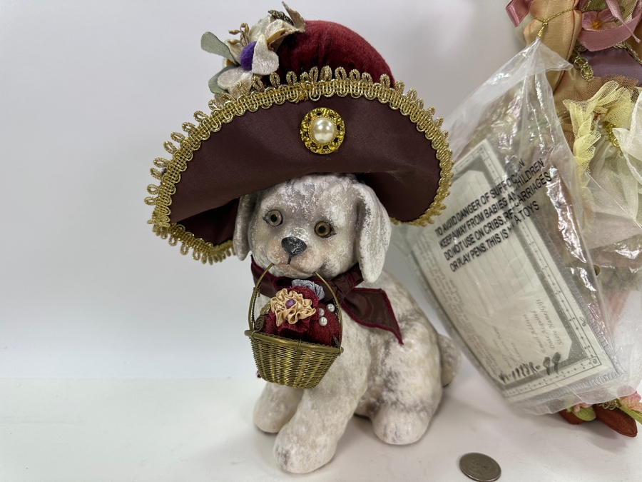 Just Added - Katherine Collection Dog With Basket 10H And Katherine Collection Mrs. Eleanor Ewe 15H [Photo 2]