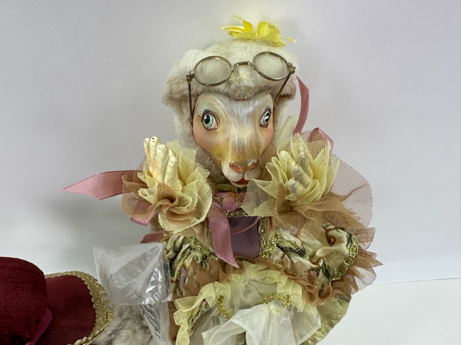 Just Added - Katherine Collection Dog With Basket 10H And Katherine Collection Mrs. Eleanor Ewe 15H [Photo 5]