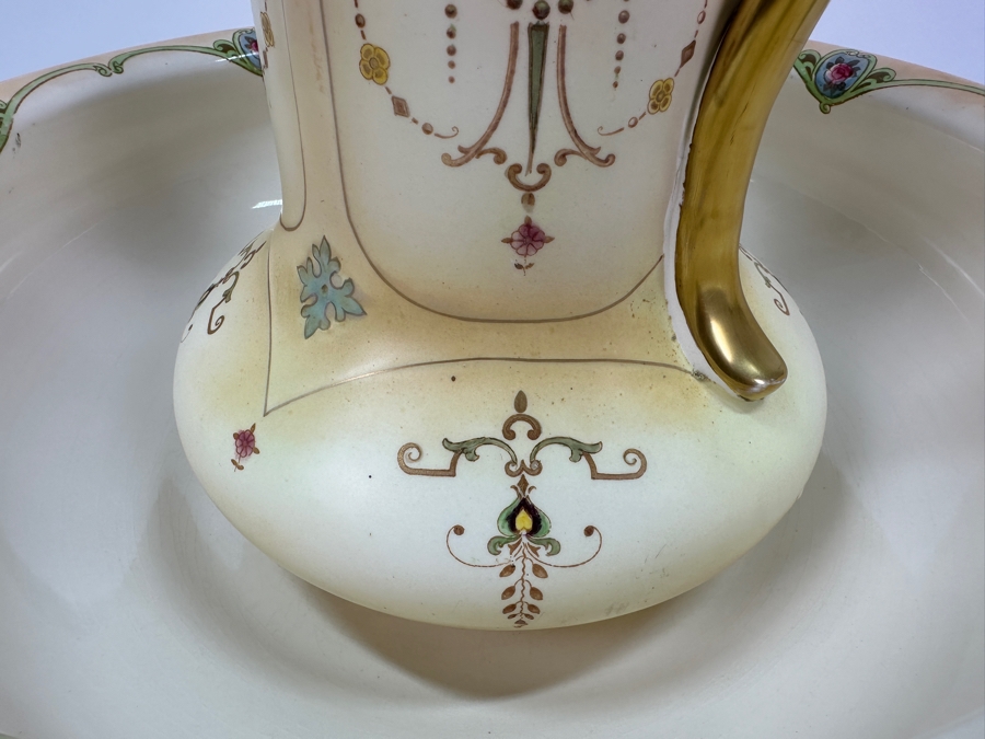 Just Added - Vintage Crown Devon England Pitcher 14'H And Bowl 16'W [Photo 5]