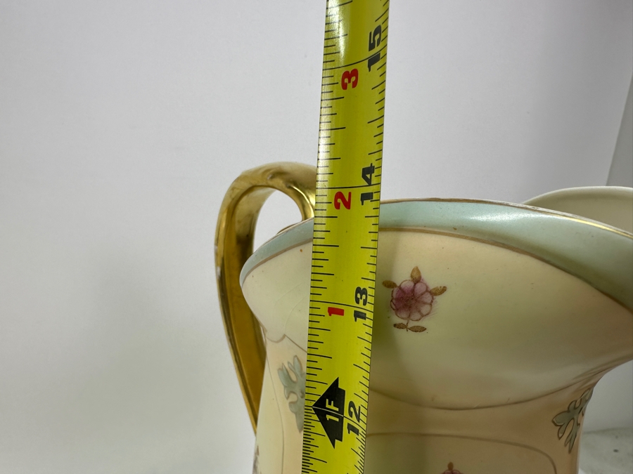 Just Added - Vintage Crown Devon England Pitcher 14'H And Bowl 16'W [Photo 16]