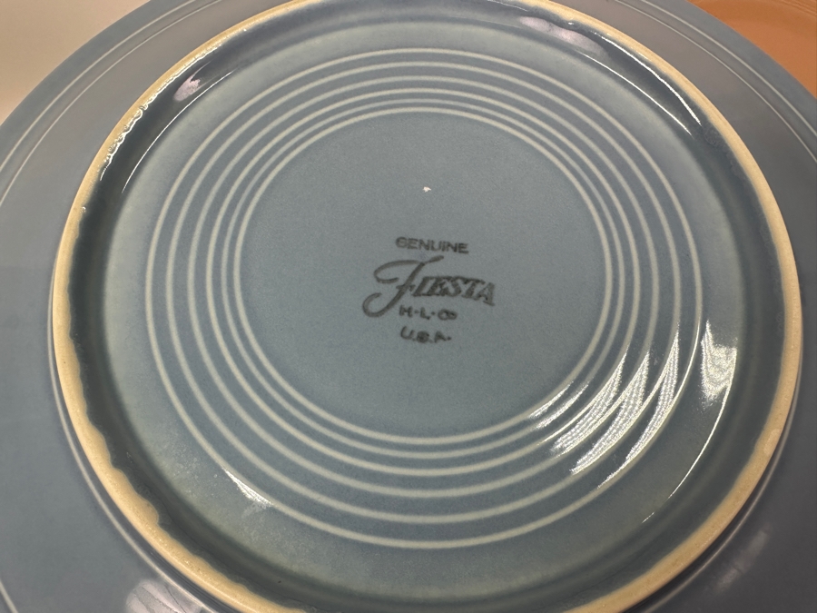 Just Added - Six Fiesta Fiestaware 10.5' Plates [Photo 5]