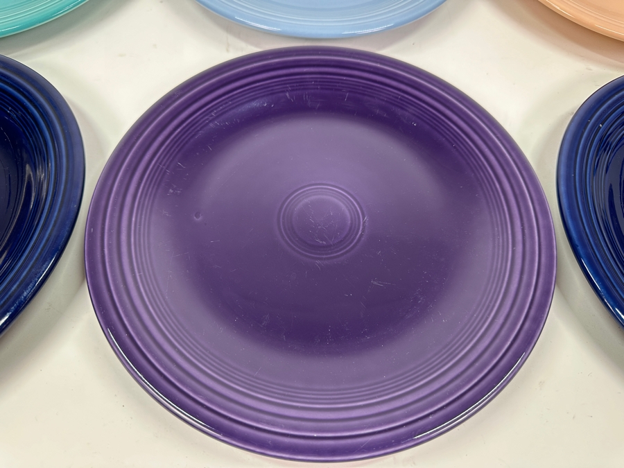 Just Added - Six Fiesta Fiestaware 10.5' Plates [Photo 2]