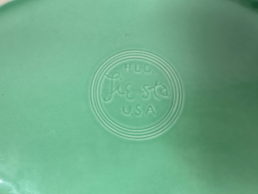 Just Added - Pair Of Fiesta Fiestaware Oval Plates Platters 13.5 X 9.5 [Photo 5]