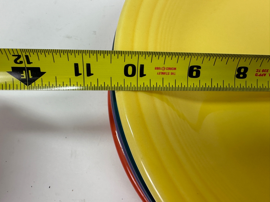 Just Added - Six Fiesta Fiestaware 10.5' Plates [Photo 7]