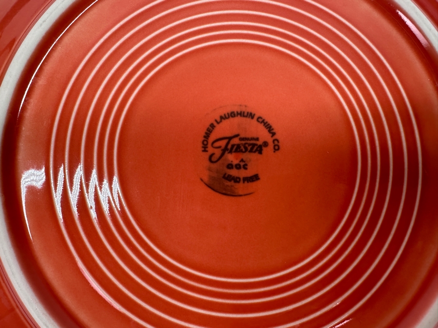Just Added - Six Fiesta Fiestaware 10.5' Plates [Photo 5]