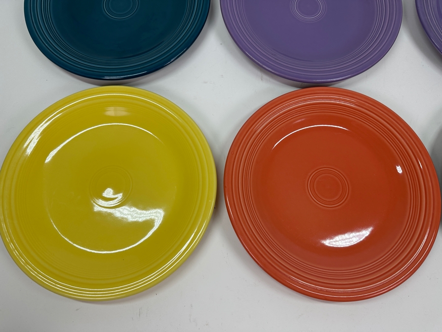 Just Added - Six Fiesta Fiestaware 10.5' Plates [Photo 2]
