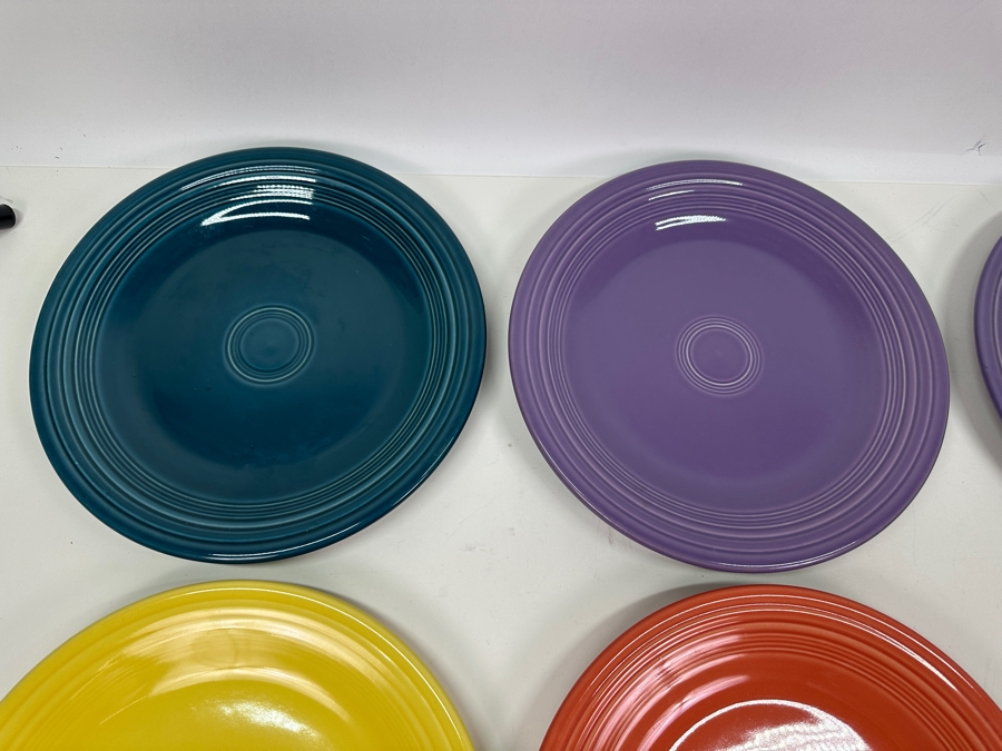 Just Added - Six Fiesta Fiestaware 10.5' Plates [Photo 3]