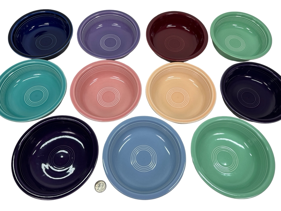 Just Added - Eleven Fiesta Fiestaware Bowls 7W X 2H [Photo 1]
