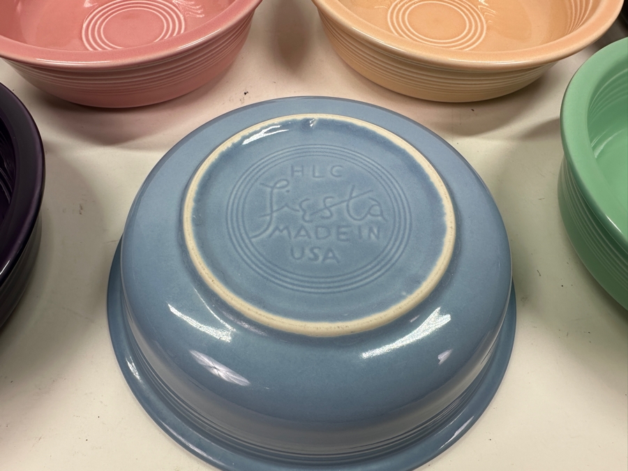 Just Added - Eleven Fiesta Fiestaware Bowls 7W X 2H [Photo 3]