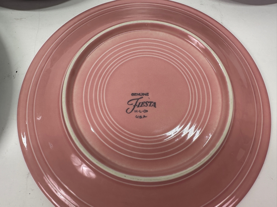 Just Added - Five Fiesta Fiestaware 10.5' Plates [Photo 3]
