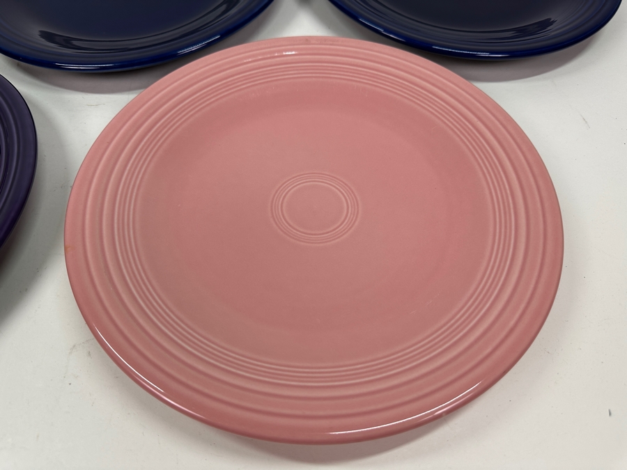 Just Added - Five Fiesta Fiestaware 10.5' Plates [Photo 2]