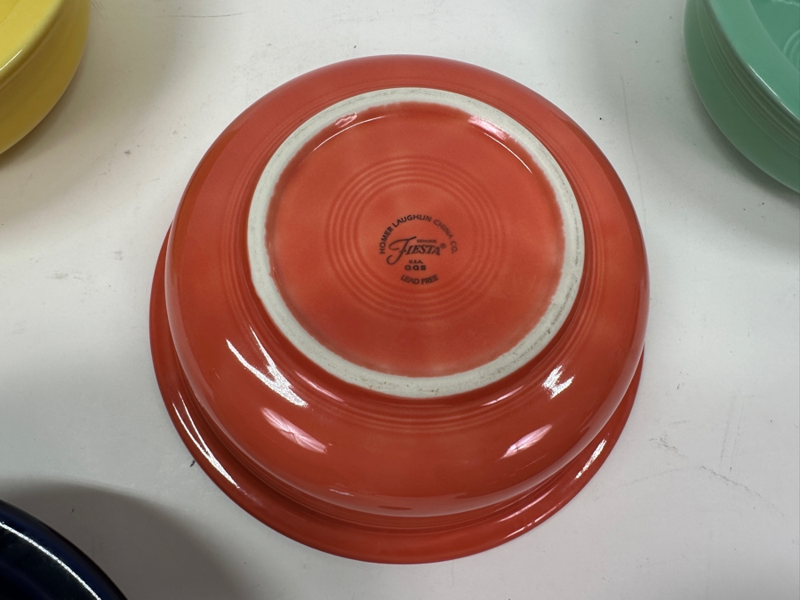 Just Added - Five Fiesta Fiestaware Bowls 8.5W X 2.75H