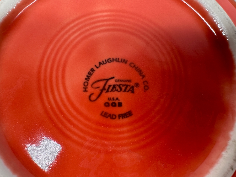 Just Added - Five Fiesta Fiestaware Bowls 8.5W X 2.75H