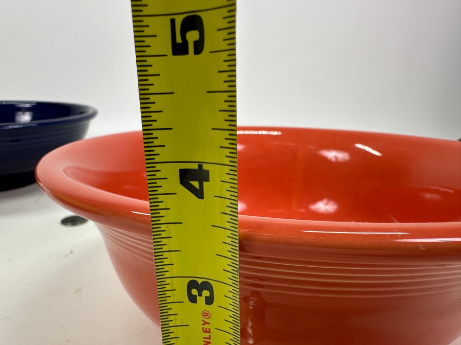 Just Added - Six Fiesta Fiestaware Bowls Of Various Sizes [Photo 15]