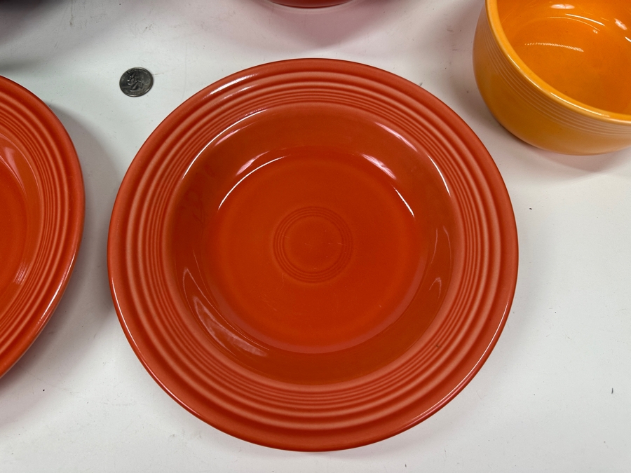 Just Added Six Fiesta Fiestaware Bowls Of Various Sizes