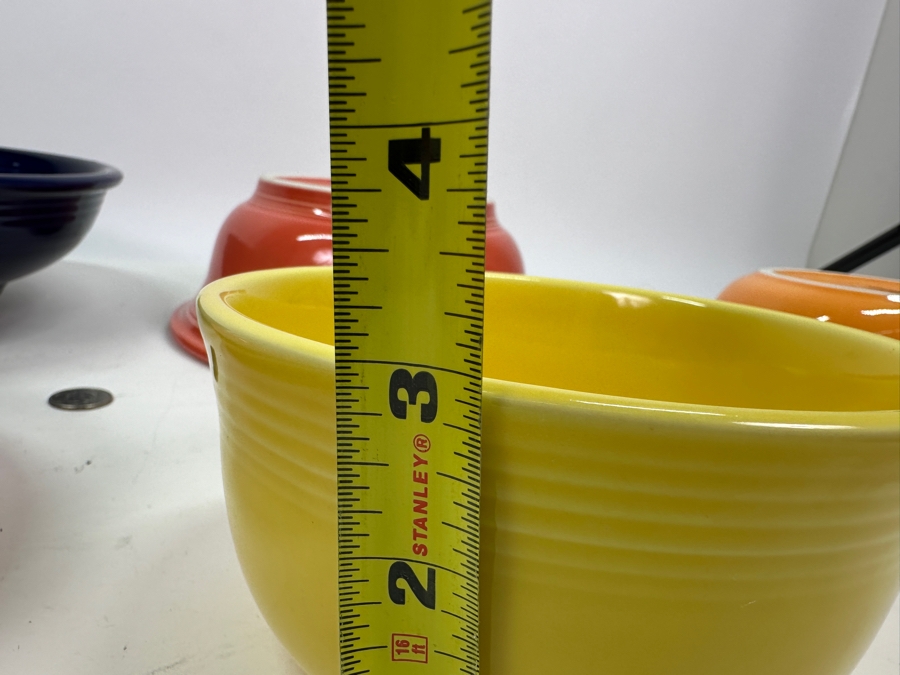 Just Added - Six Fiesta Fiestaware Bowls Of Various Sizes [Photo 13]