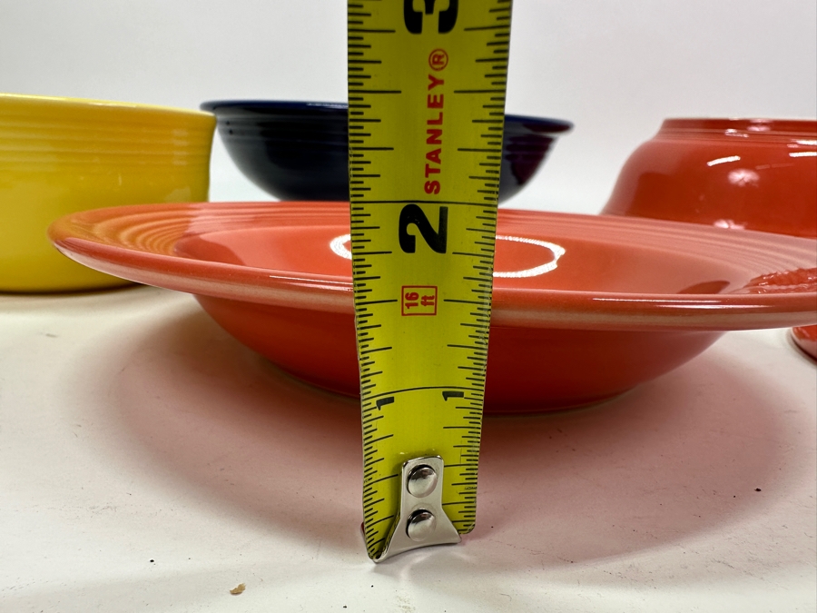 Just Added Six Fiesta Fiestaware Bowls Of Various Sizes