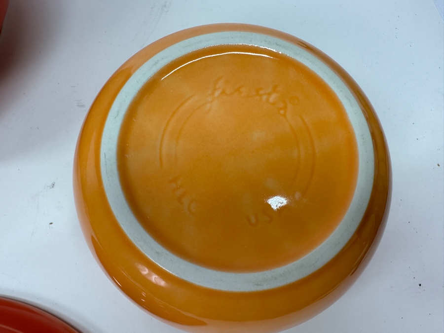 Just Added - Six Fiesta Fiestaware Bowls Of Various Sizes [Photo 7]