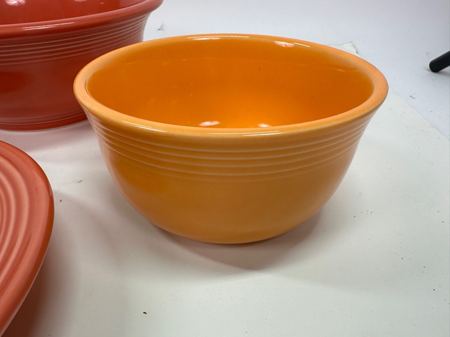 Just Added - Six Fiesta Fiestaware Bowls Of Various Sizes [Photo 4]