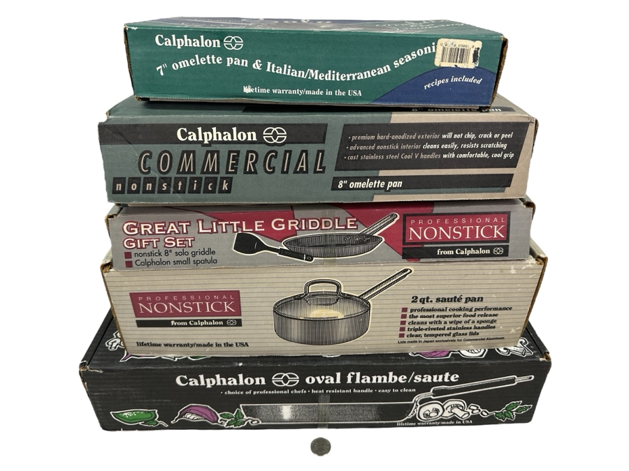 Just Added - Five New Calphalon Pans With Boxes [Photo 1]