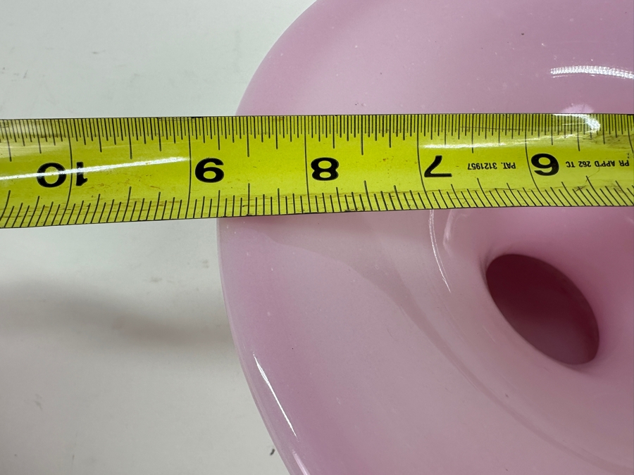 Antique Opaline Glass: Pink Spittoon 8.75'W X 5'H Appraised $350 [Photo 11]