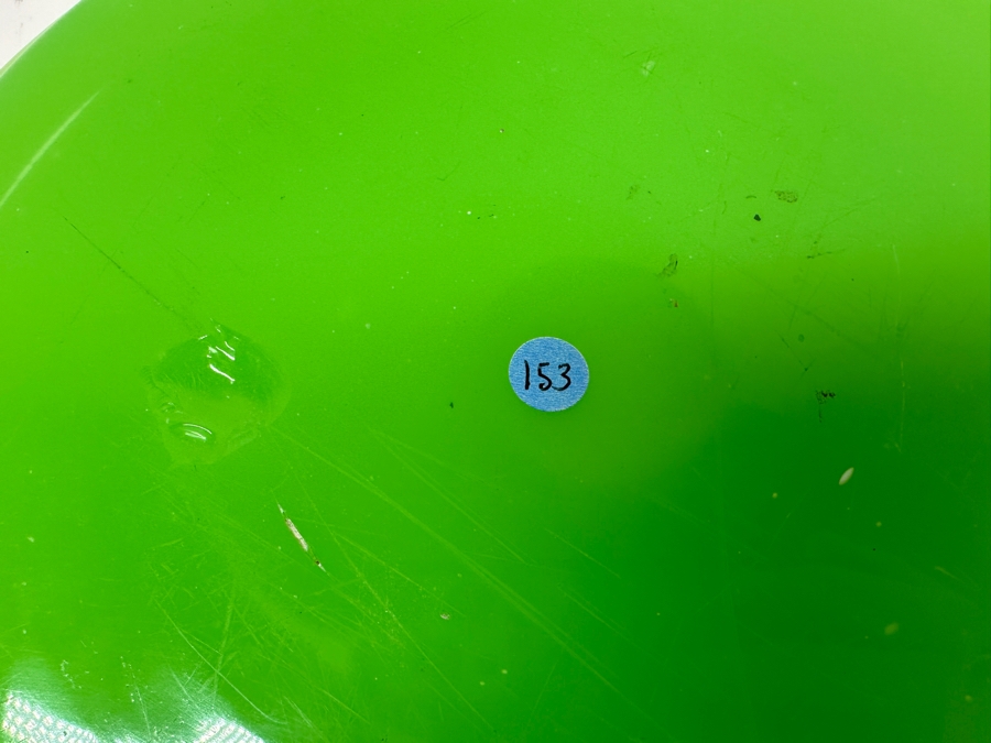 Antique Opaline Glass: Apple Green Plate 11.5'H Appraised $200 [Photo 8]