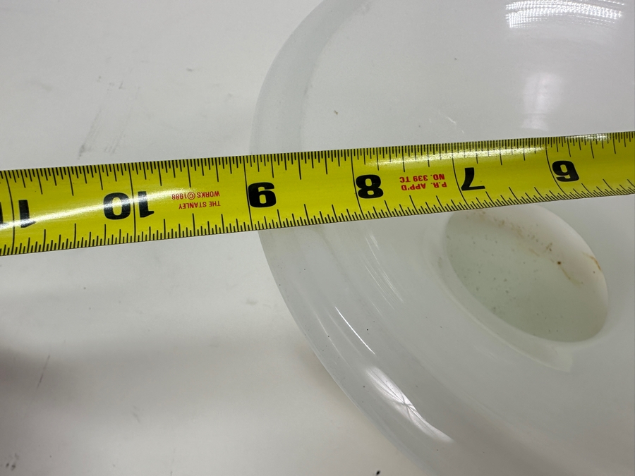 Antique Opaline Glass: White Spittoon 9'W X 5'H Appraised $250 [Photo 11]