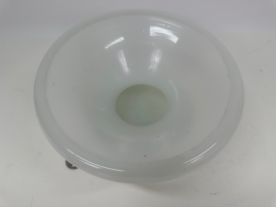 Antique Opaline Glass: White Spittoon 9'W X 5'H Appraised $250 [Photo 7]