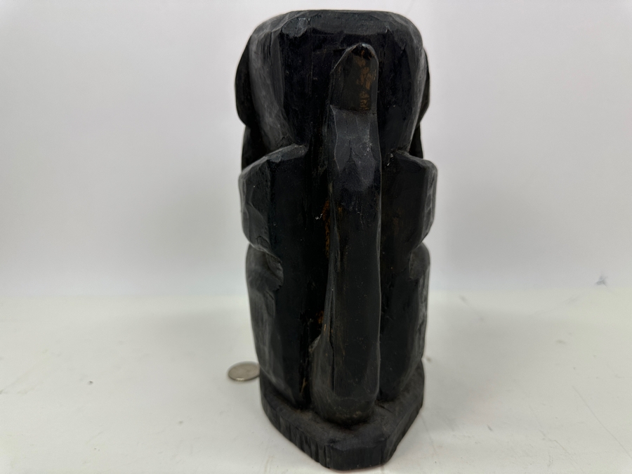 Vintage Carved Wooden Folk Art Monkey 9'H [Photo 6]