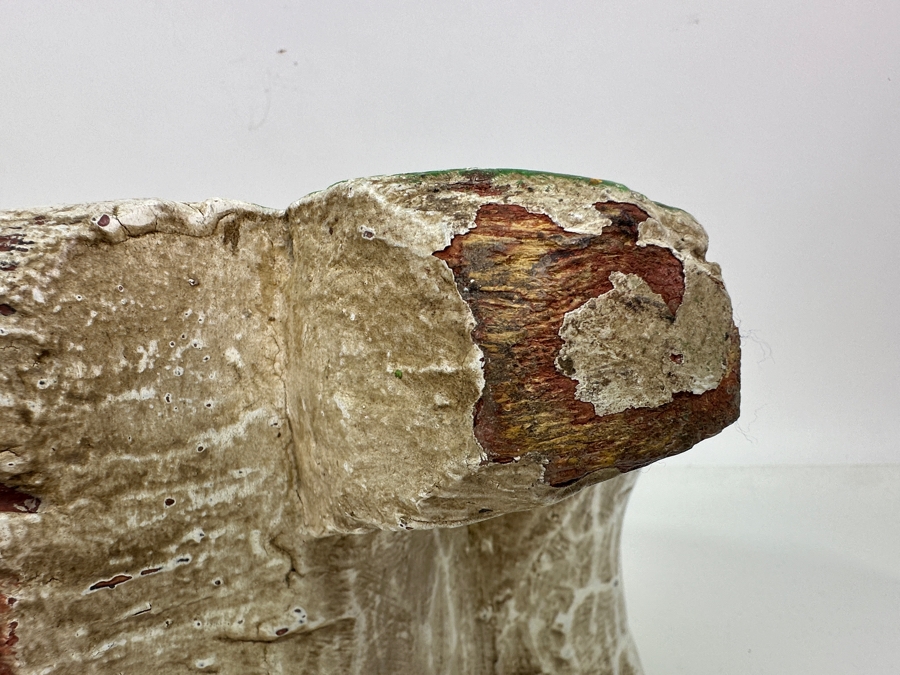 Large Vintage Large Hand Carved Wooden Polychrome Hen Duck 15'W X 8'D X 13'H [Photo 10]