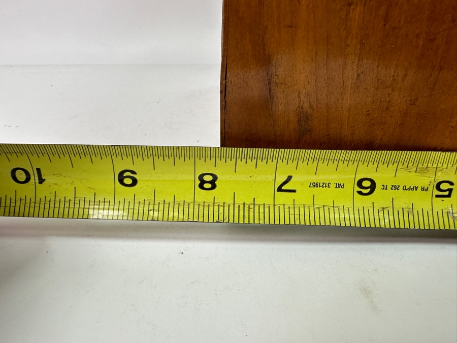 Antique Wooden Inlaid Star Box See Photos For Issues 7.75'W X 7.75'D X 7'H [Photo 17]