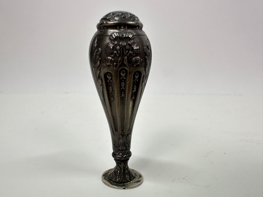 Antique Hallmarked Sterling Silver Wax Seal Or Sceau With Box 3'L [Photo 5]