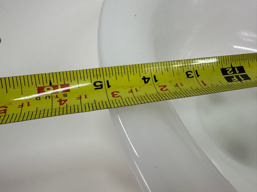 Antique Opaline Glass: Large White Bowl 15'W X 4.5'H Appraised $450 [Photo 12]