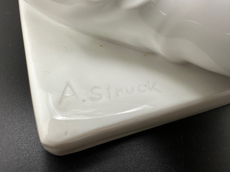 Meissen (Germany) White Porcelain 'The Tailor' Schneider Figurine By Alexander Struck 7W X 7D X 7.5H Retails $2,680 [Photo 8]