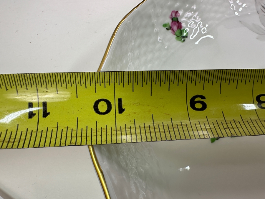 Hand Painted Herend Hungary Oval Platter 10.5 X 8.25 [Photo 9]