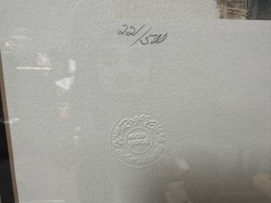 Pablo Picasso (1881-1973) Femme Blonde Au Fauteuil D'Osier Lithograph On Arches Paper Limited And Numbered 221 Of 500 Hand Signed By Marina Picasso (Approved By The Heirs Of Pablo Picasso) 20.5 X 27 Framed 28.5 X 34 [Photo 4]