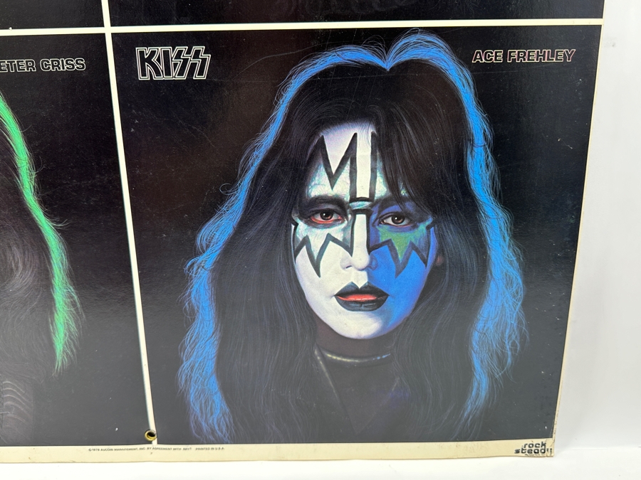 Vintage 1978 KISS Casablanca Records Record Store Promotional Cardboard Poster Double-Sided 23 X 23 [Photo 5]