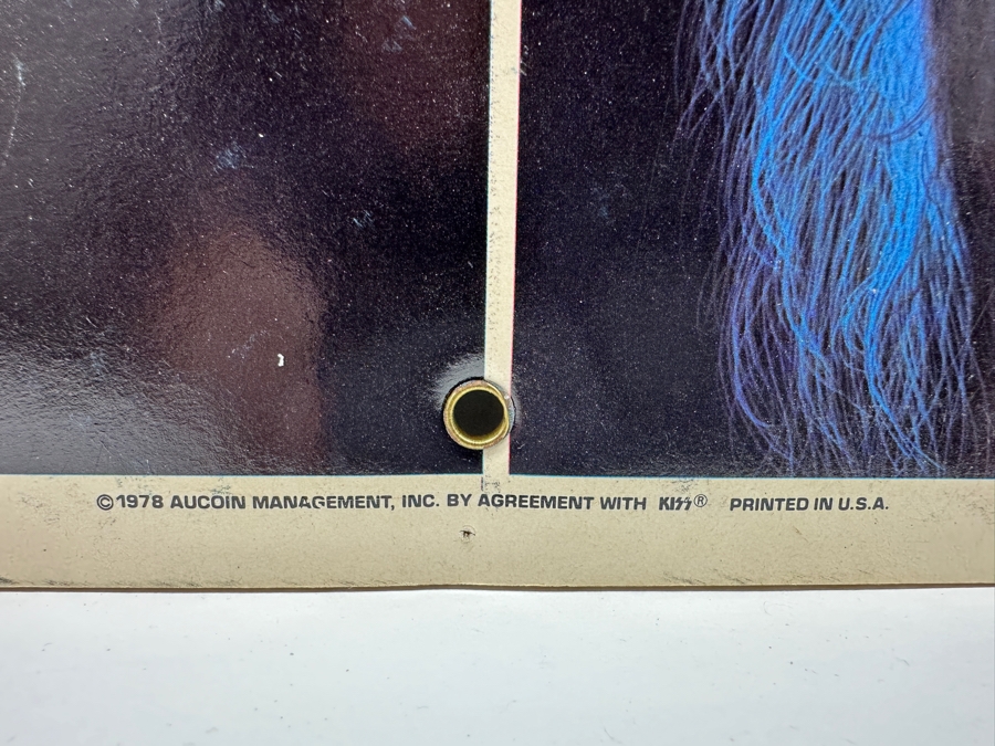 Vintage 1978 KISS Casablanca Records Record Store Promotional Cardboard Poster Double-Sided 23 X 23 [Photo 7]