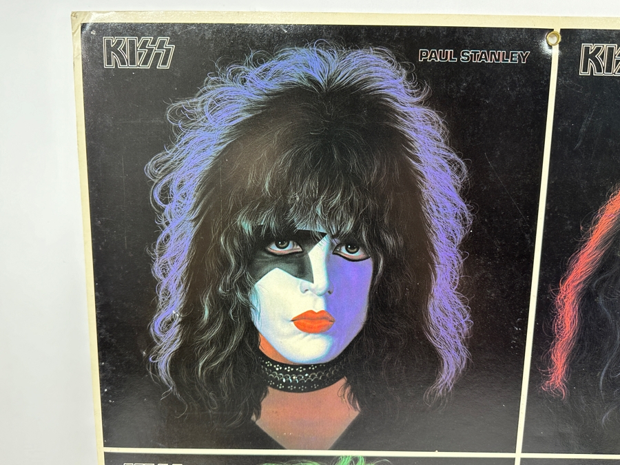 Vintage 1978 KISS Casablanca Records Record Store Promotional Cardboard Poster Double-Sided 23 X 23 [Photo 2]