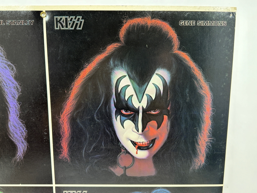 Vintage 1978 KISS Casablanca Records Record Store Promotional Cardboard Poster Double-Sided 23 X 23 [Photo 3]